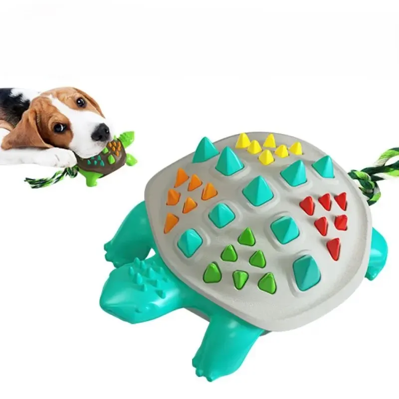 

Dog Chewing Toy Accessories Turtle Teeth Grinding Cleaning Toy Dog Indoor Training Toy Multifunctional Rubber Dog Chew Toy