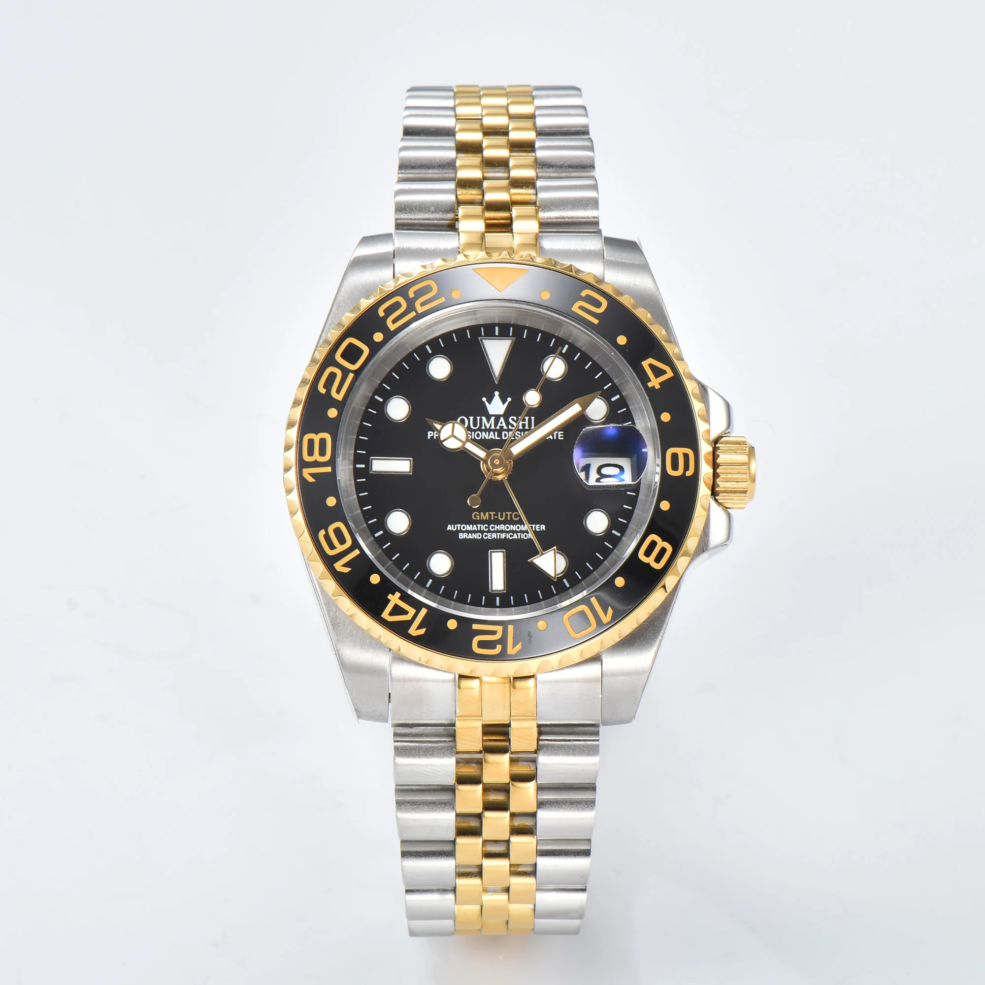 nh34 watch watches for men nh34 movement GMT watch mechanical automatic watch luminous ceramic men\'s watch sapphire glass watch