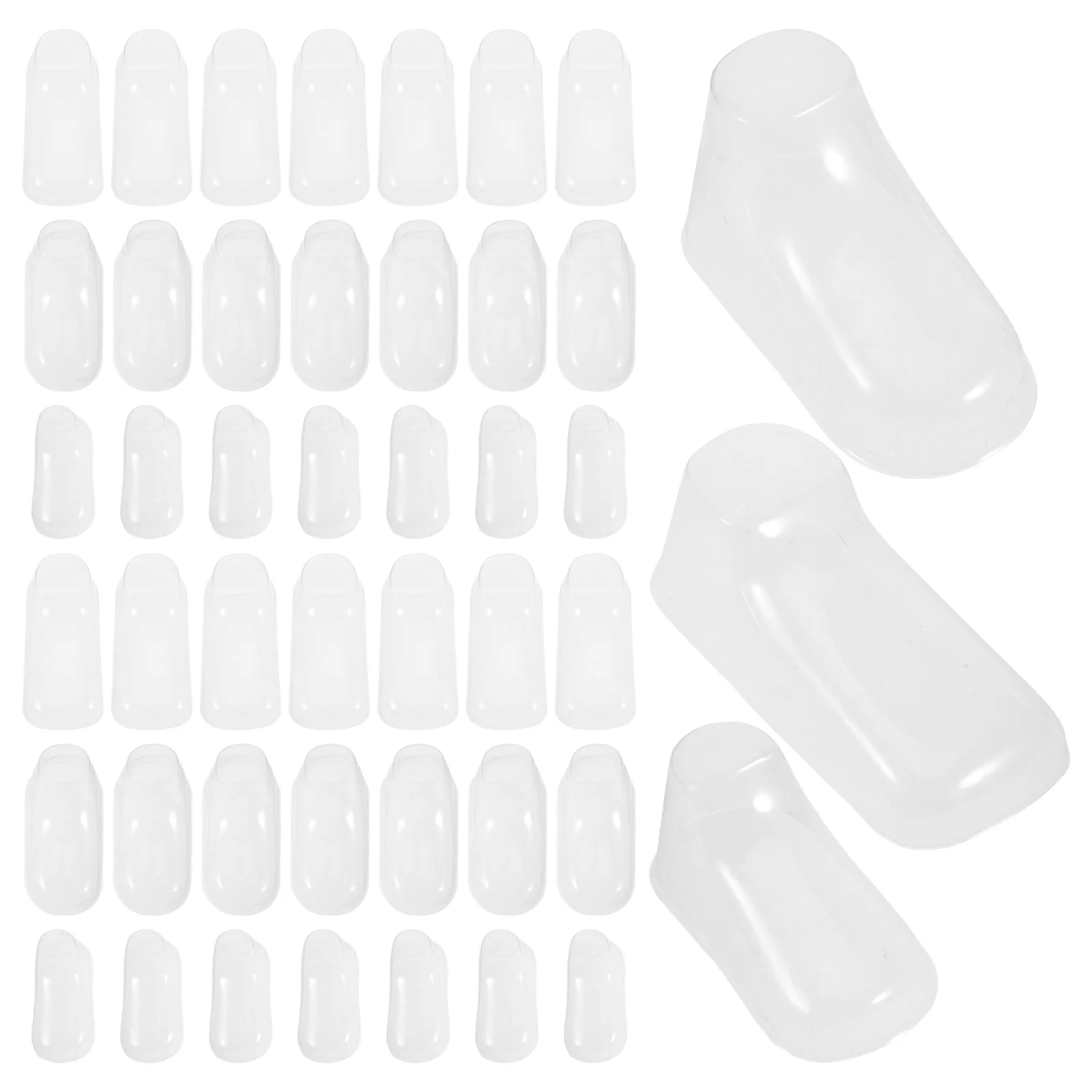 

90Pcs Baby Shoe Display Rack Transparent Plastic Stand Baby Booties Holder Shaper Organizer for Store Home Showcase