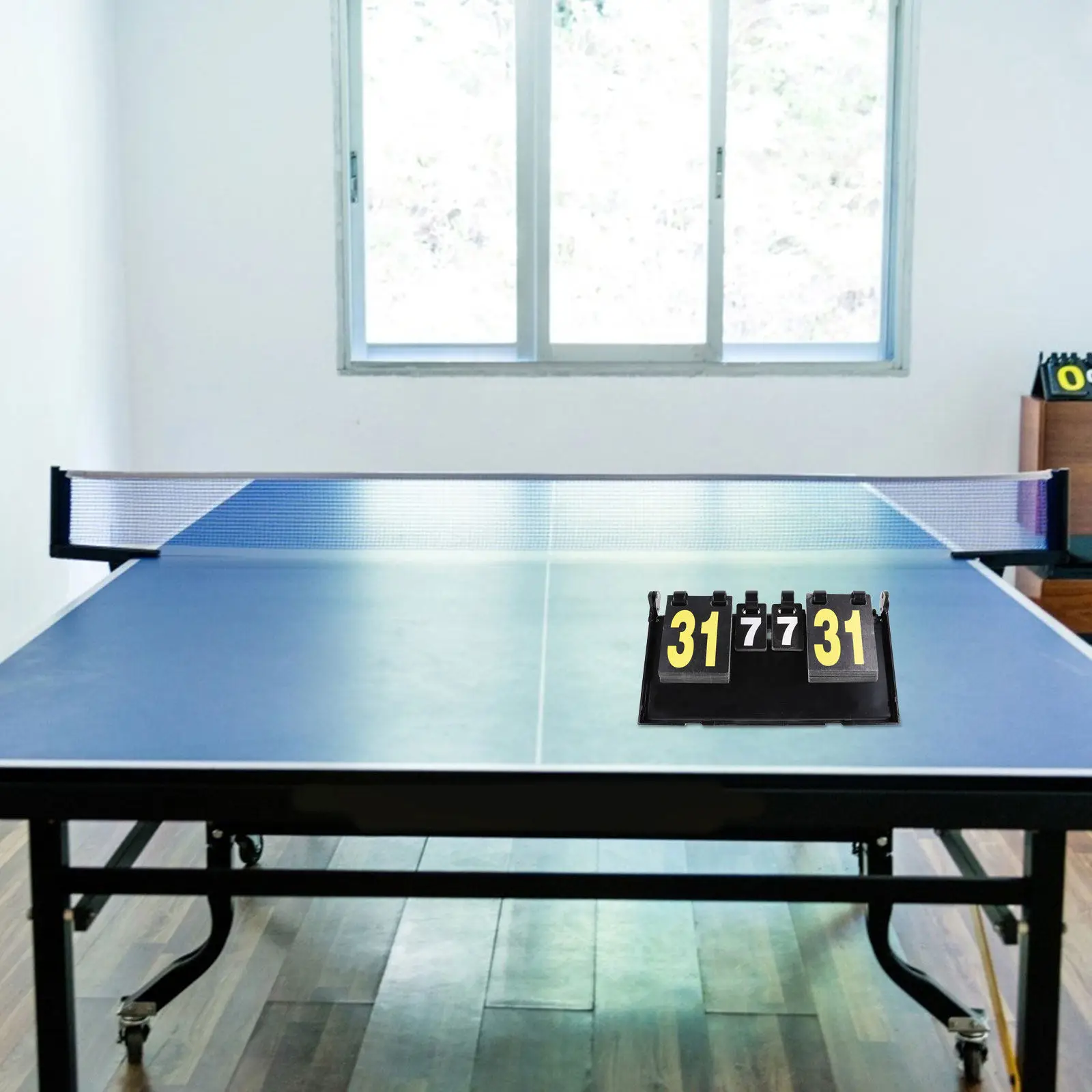 

Счетчик очков для спортивных игр, 4-значное табло-перекидное, 1 шт., для игр в помещении и на улице, для настольного тенниса, бадминтона, баскетбола, с четкой структурой цифр