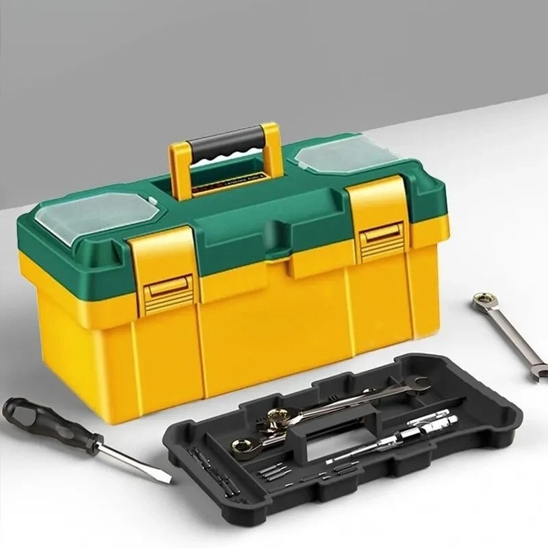 

Multifunctional Plastic ABS Tool Storage Box Multiple Specifications with Handle Portable Tool Organizer Thickened
