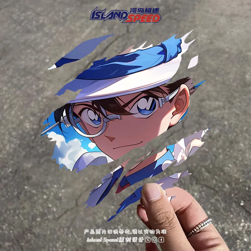 

Anime Detective Monster Thief Kidd Two Dimensional Rip Personality Creative Car Stickers Body Stickers