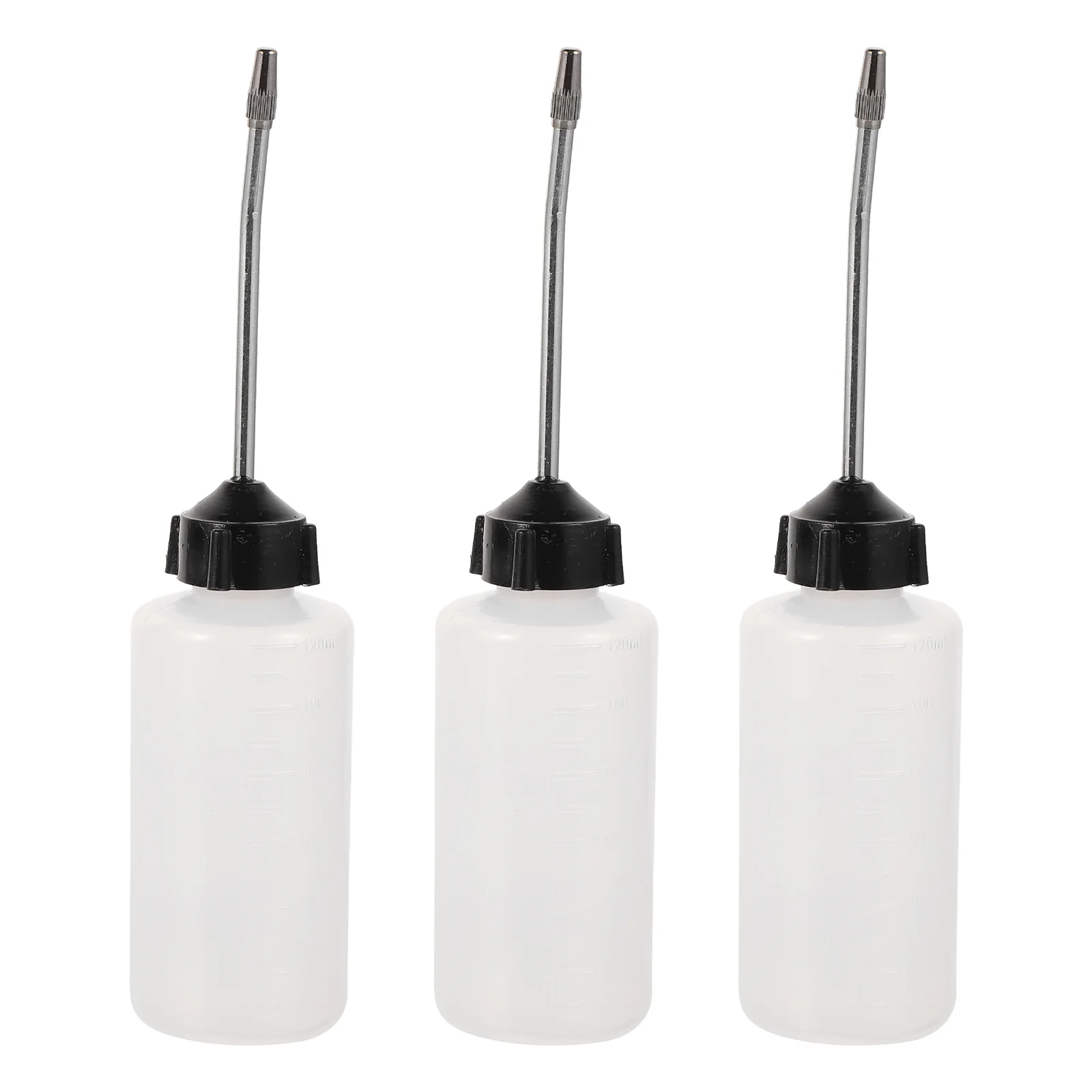 3 Pcs Needle Tip Oil Bottle Sewing Machine Oiler Tool Lubricant Empty Container Long Mouth