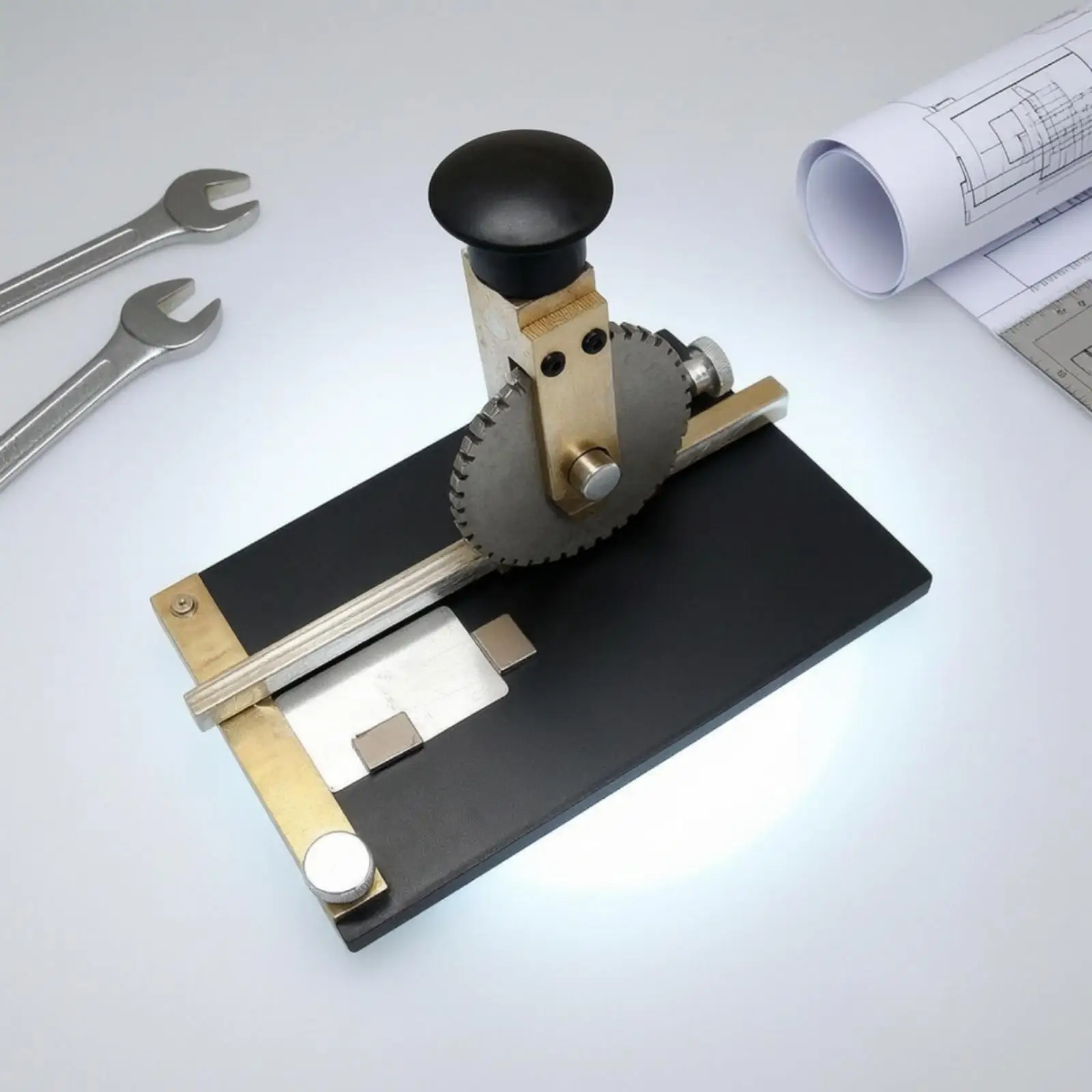 Manual Metal Marking Machine Steel Construction Stamp Coder for Hardware Parts Nameplate Engraving Workshop Tool