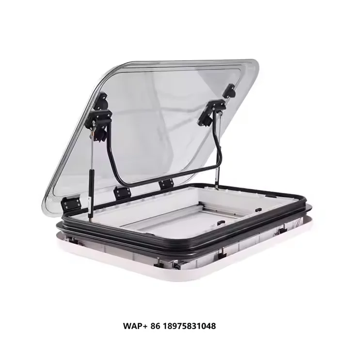 

Manufacturer- Supplied Double Acrylic Glass Motor Home Sunroof RV Skylight Caravan Accessories for RV Body Parts