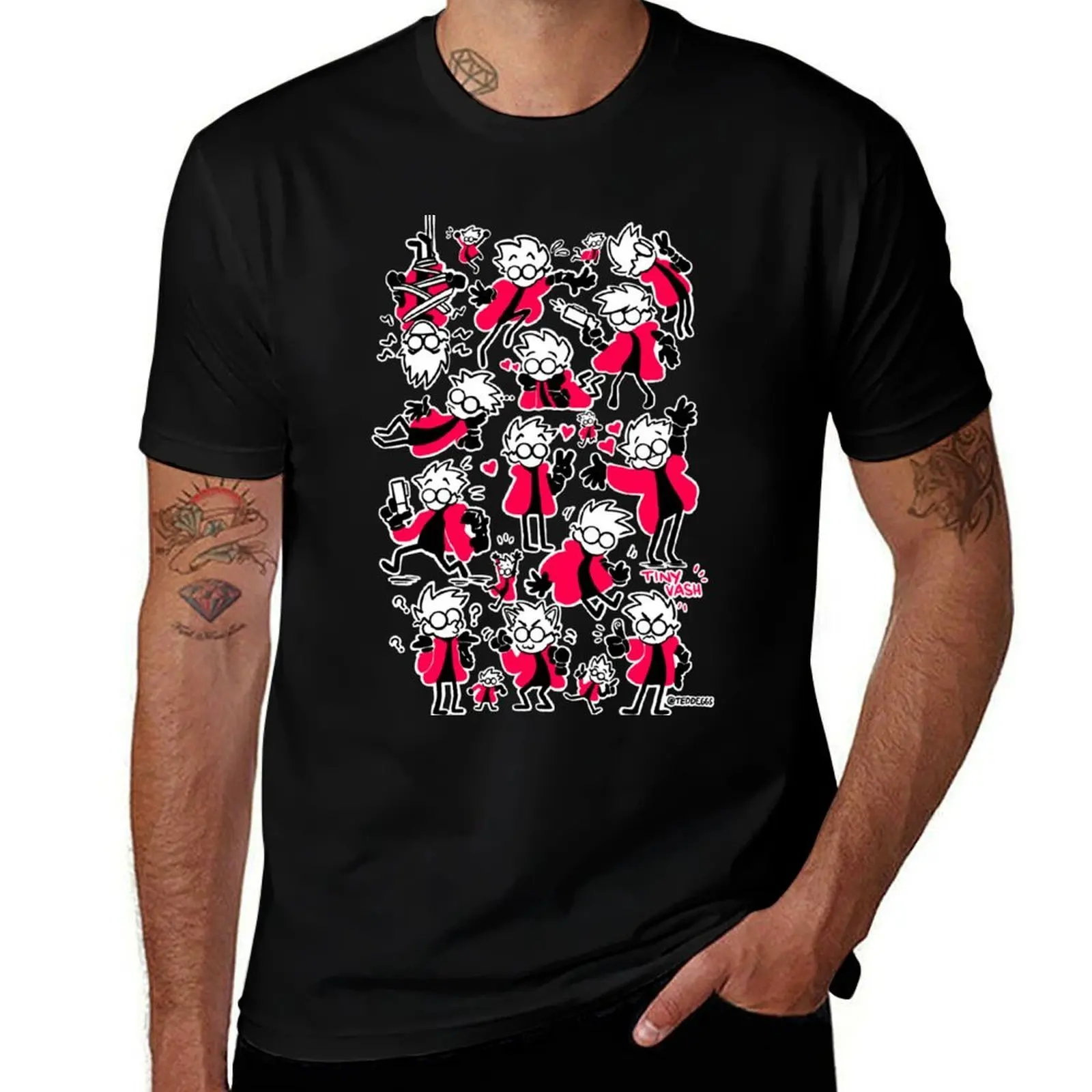 

TINY VASH T-Shirt Trendy Print Short Sleeve T-Shirt