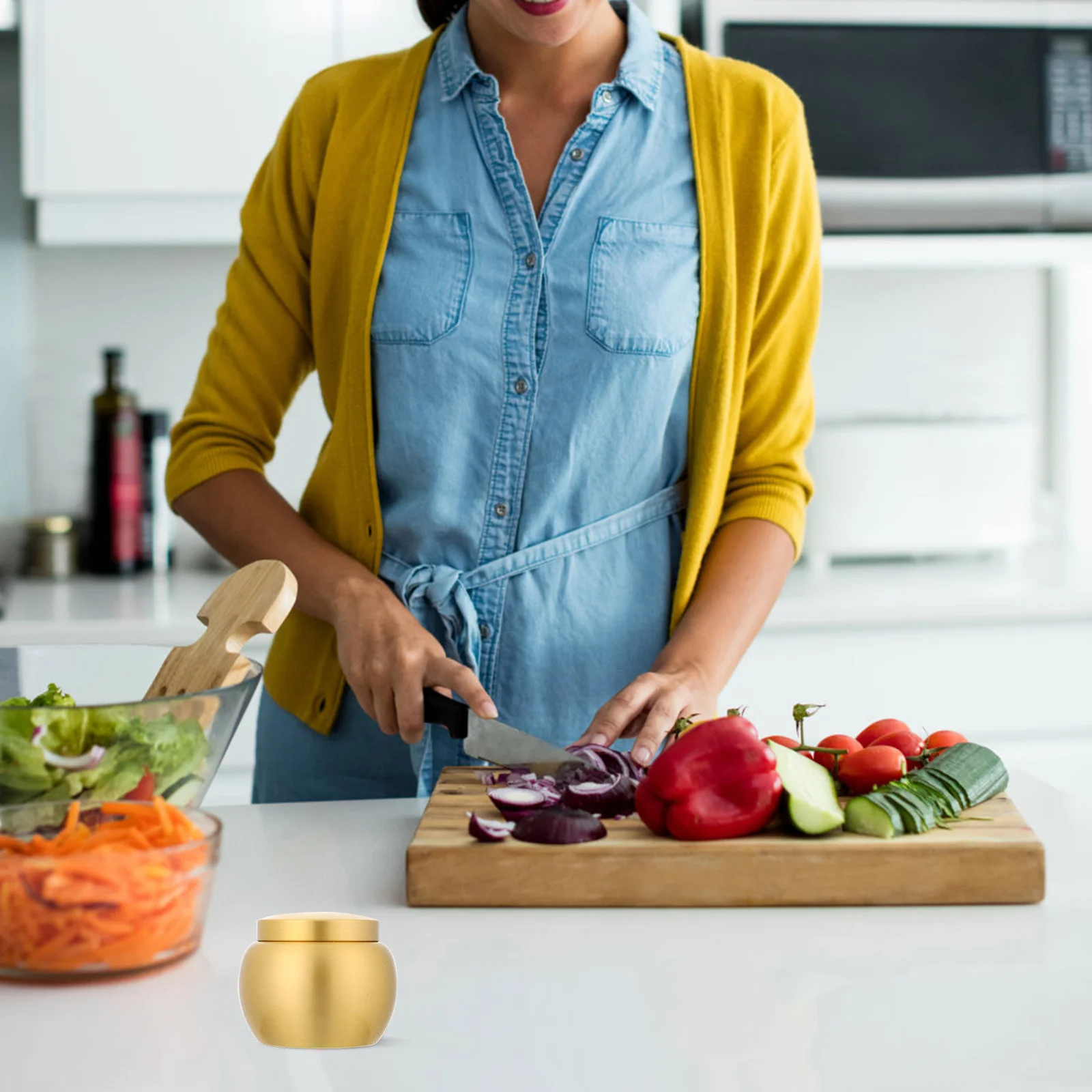 

Mini Airtight Copper Jar Food Grade Safe Material Sealed Decorative Storage Container Powder Jar Home Storage Tea