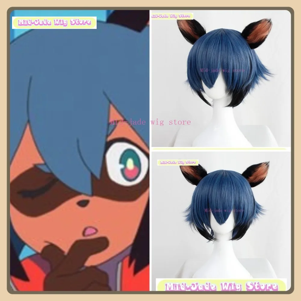 

Michiru Kagemori Cosplay Wig Anime Game Role-playing Halloween Party Performance Synthetic Hair Mid-jade Wig Store