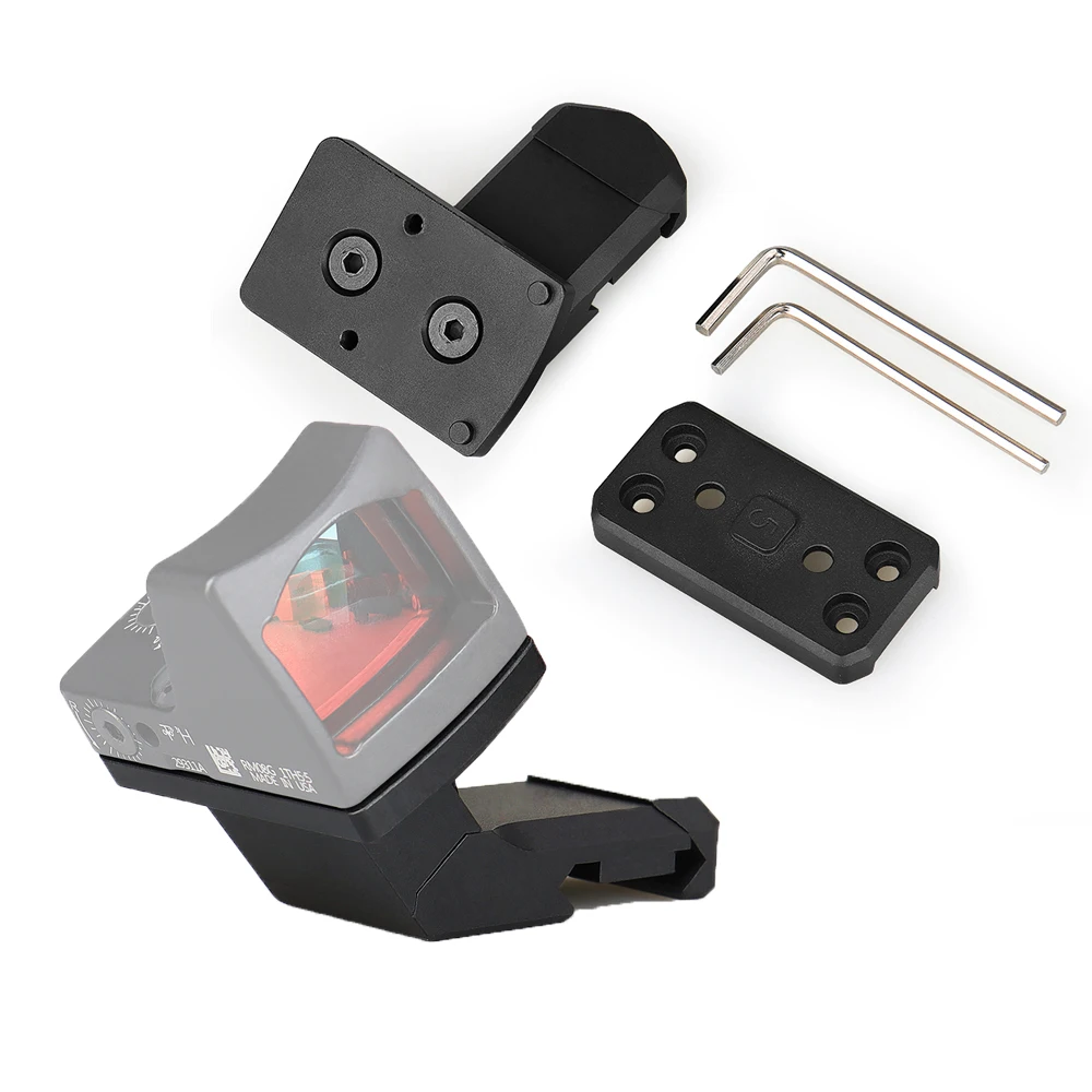 

Hunting Scope Accessories Red Dot Plate Offset Optic Mount for Mini Model red dot sight for Outdoor Hunting Use gs24-0239