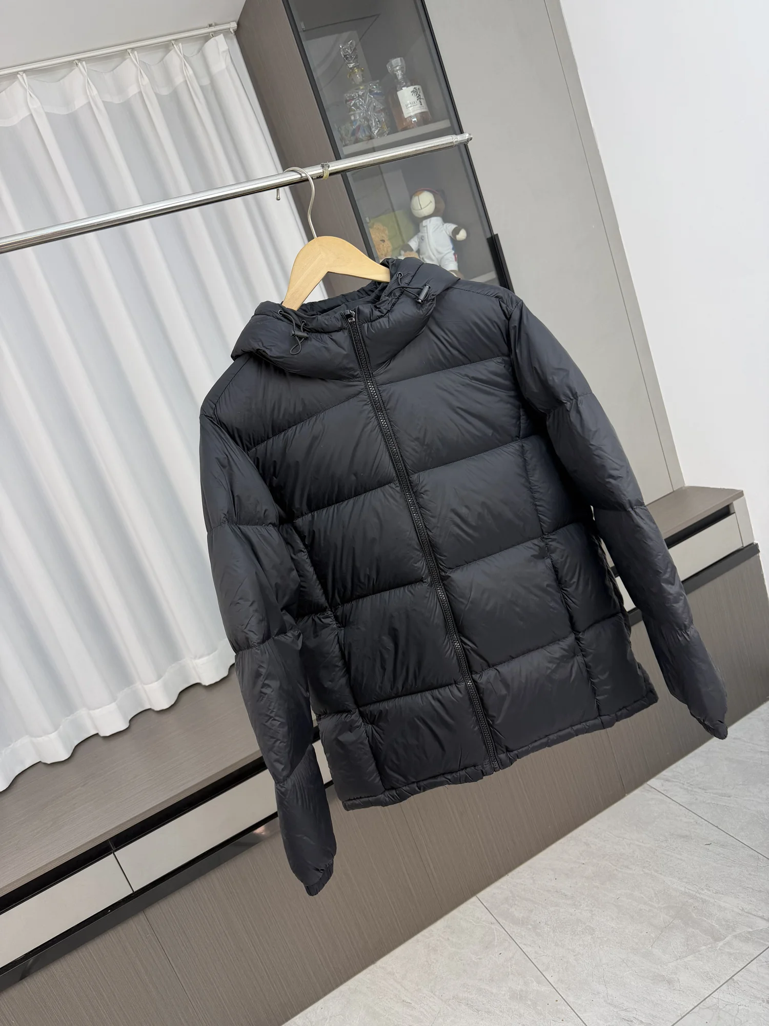 

Мужская легкая теплая верхняя одежда с капюшоном Jaet, пуховая верхняя одежда с капюшоном, повседневная городская одежда с застежкой-молнией Long Sve