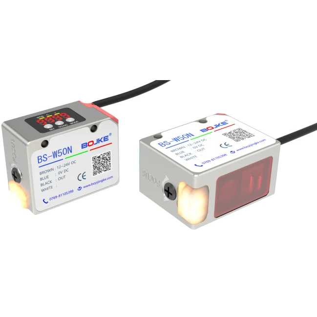 BOJKE يحل محل LR-W500 مفتاح كهروضوئي بقعة الضوء الأبيض علامة ألوان رقمية متباينة مستشعر الطيف الكامل قائم بذاته #1