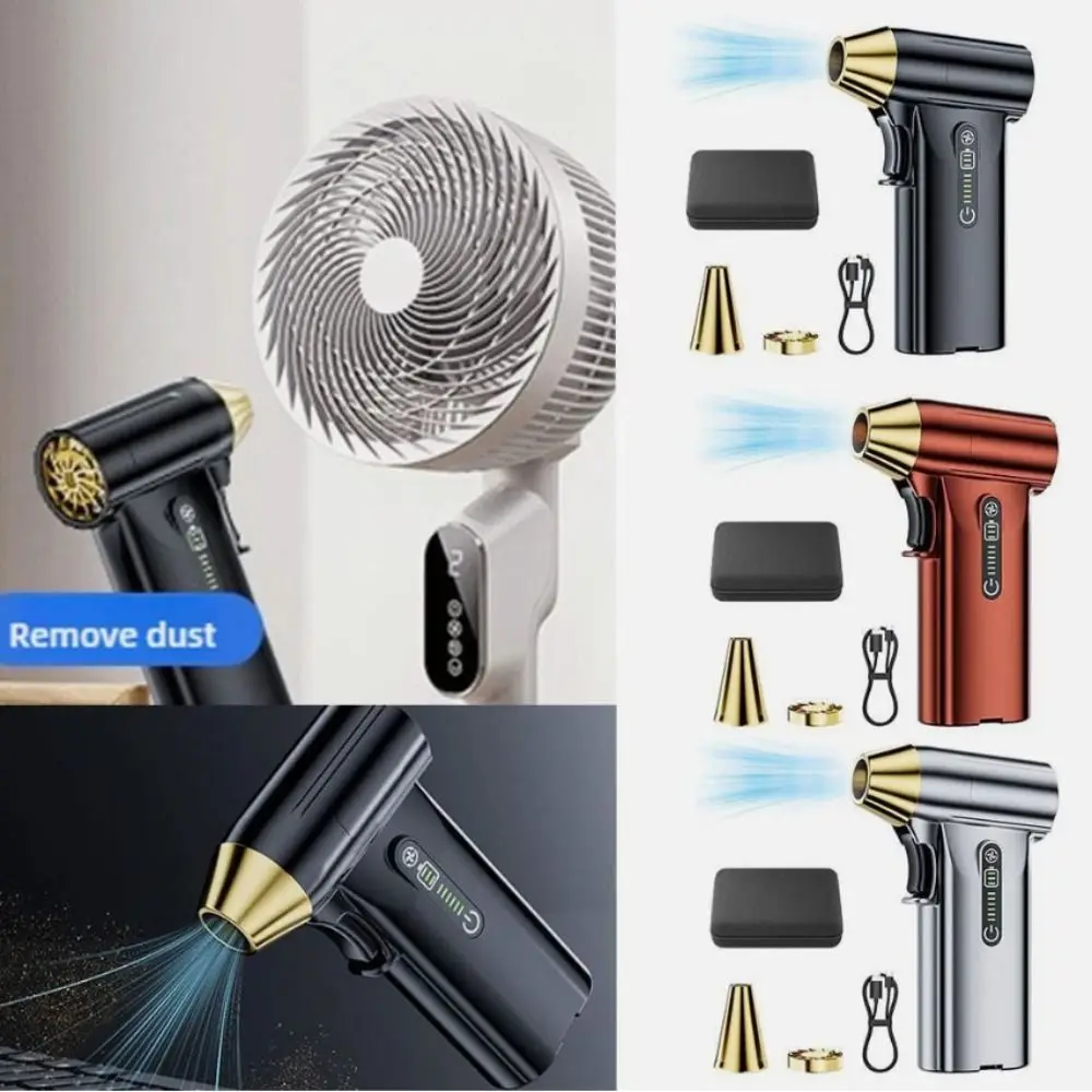 

130000RPM Violent Turbo Fan Type-C Charging 4000mAh Battery Brushless Motor Blower Handheld Device Wind Speed 52m/s