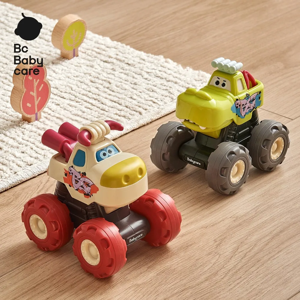 

Bc Babycare small Car Toy Boys and Girls Children's Puzzle Pull Back Car Inertia ABS Toy,For 1Y+ Kids,Fun without Electricity