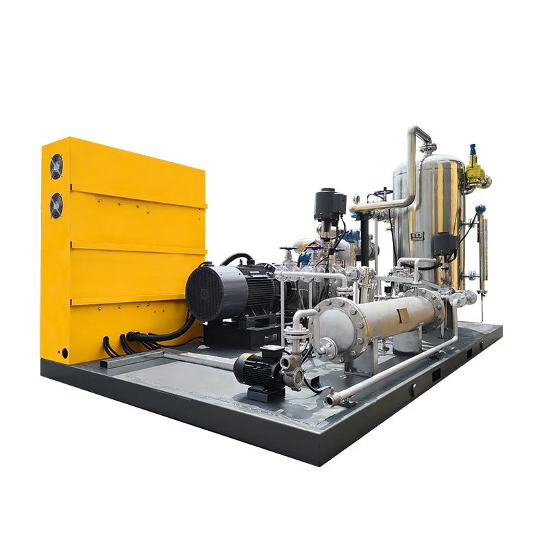 Deposit Energy Saving Steam Compressor 195°C High Temperature Single Screw Steam Compressor Factory