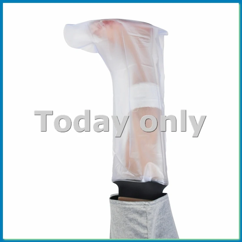 

Waterproof Cast Shower Cover Leg for Adults Foot and Lower Leg Cast Wounds Protector Showering Bath Accessories-A33R
