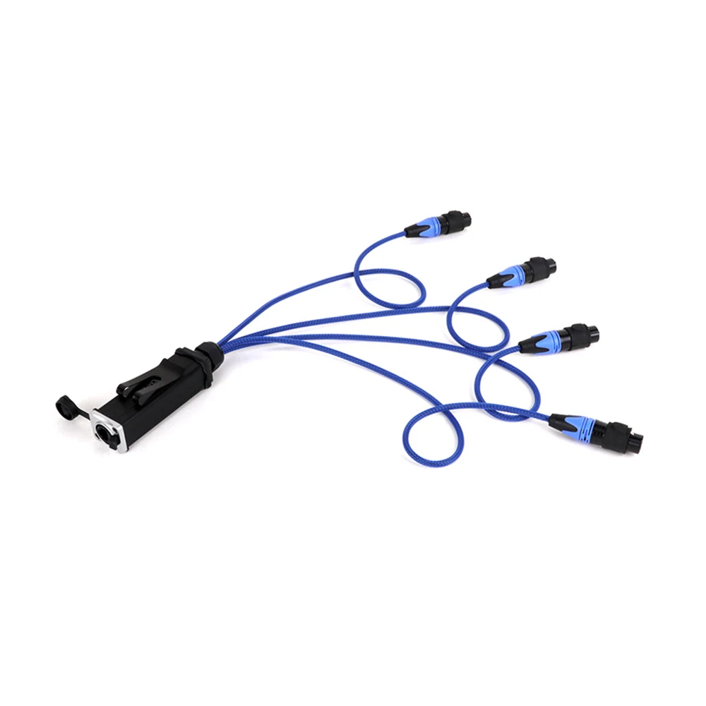 Imagem -06 - Cabo Xlr Cobra para Cabo Ethernet Canais Pinos Multi Rede Cobra Receptor para Palco e Estúdio de Gravação 0.5m5m Par de