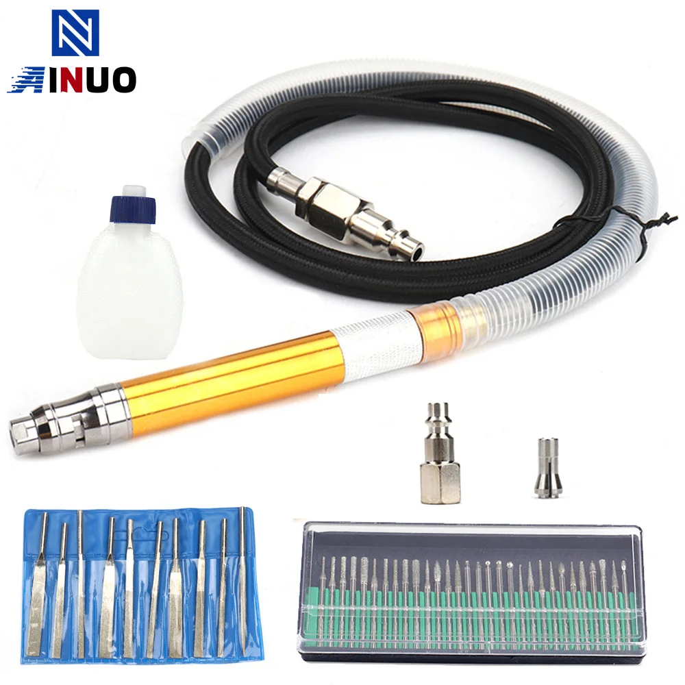 Air Micro Die Grinder Kits Mini Pencil Type Polishing Engraving Tools Pneumatic Grinding Cutting Machine Hand Tool