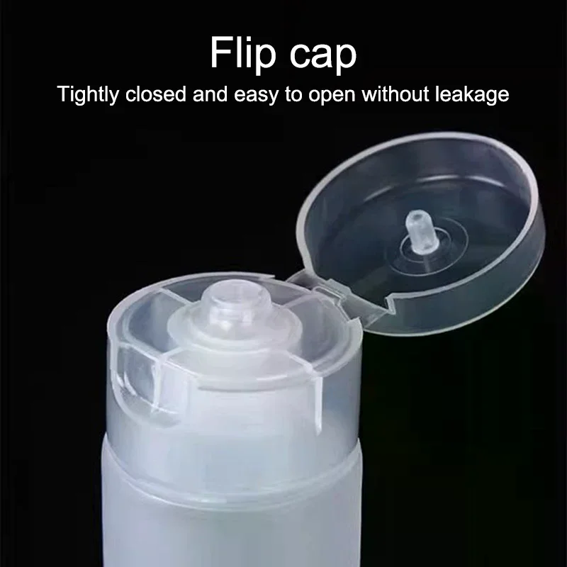 Picture 5: 10Pcs 15ml-100ml Empty Squeeze Containers PE Lip Gloss Tubes Bottle Sample Bottle Refillable Lip Gloss Cream Tube DIY Container