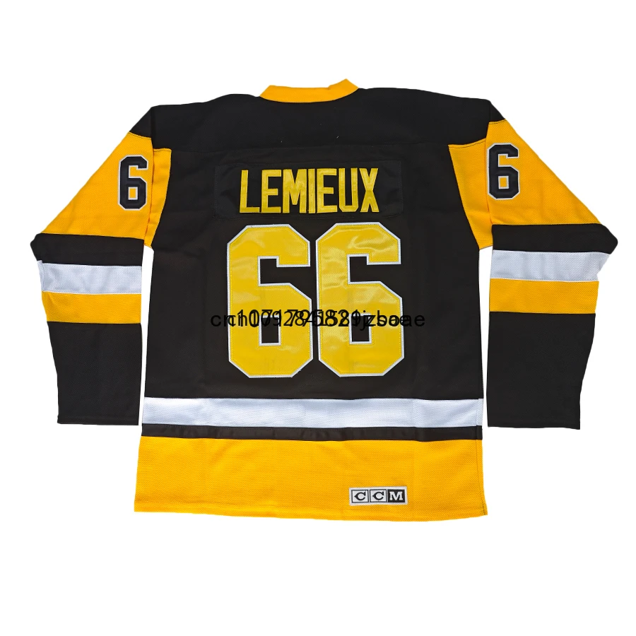 Mario Lemieux Jersey America Pittsburgh Retro Ice Hockey Jerseys 71 Evgeni Malkin Jersey All Stitched Sweater Us Mens Size M-3XL