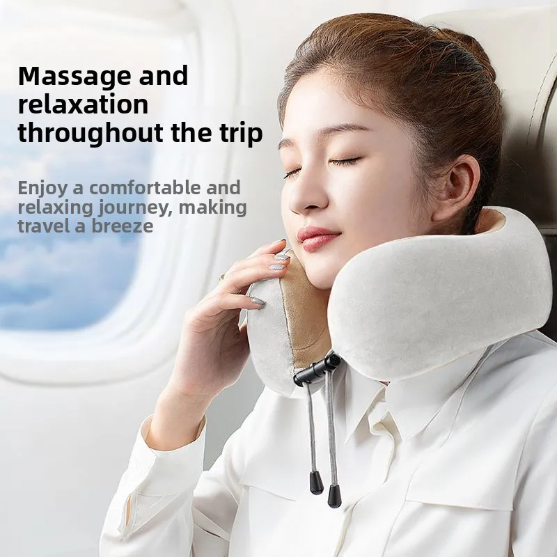 

Электрический массаж Eskai, U-образная подушка, подушка с подогревом, массажер для шеи, подголовник, плечо, шея, артефакт, массаж шеи