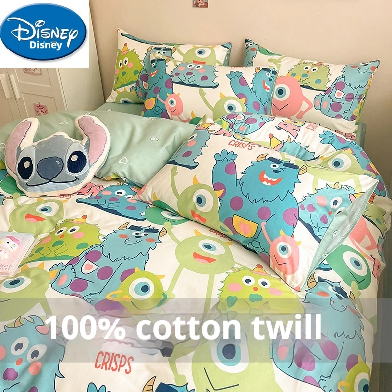 Kawaii Anime Disney Cartoon Stitch Bedding Quilt Cover Student Bedding Soft Microfiber Bedspread Lightweight Coverlet Kids Gift