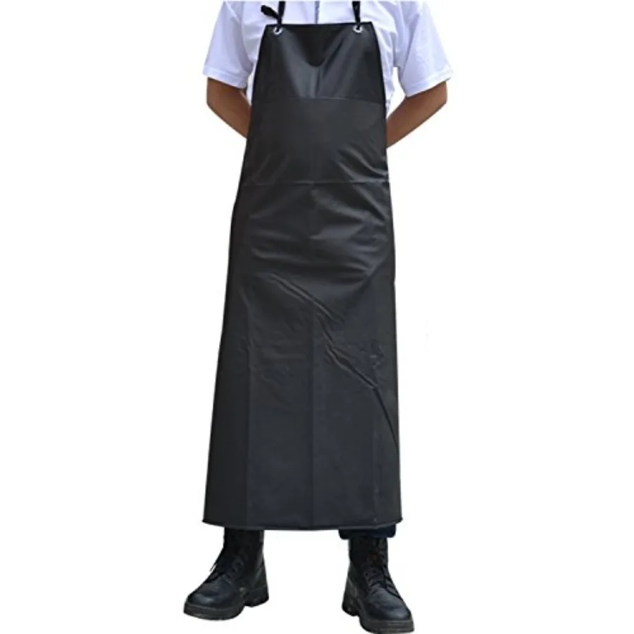 

Waterproof Apron Chemical Resistant Work Safe Clothes black