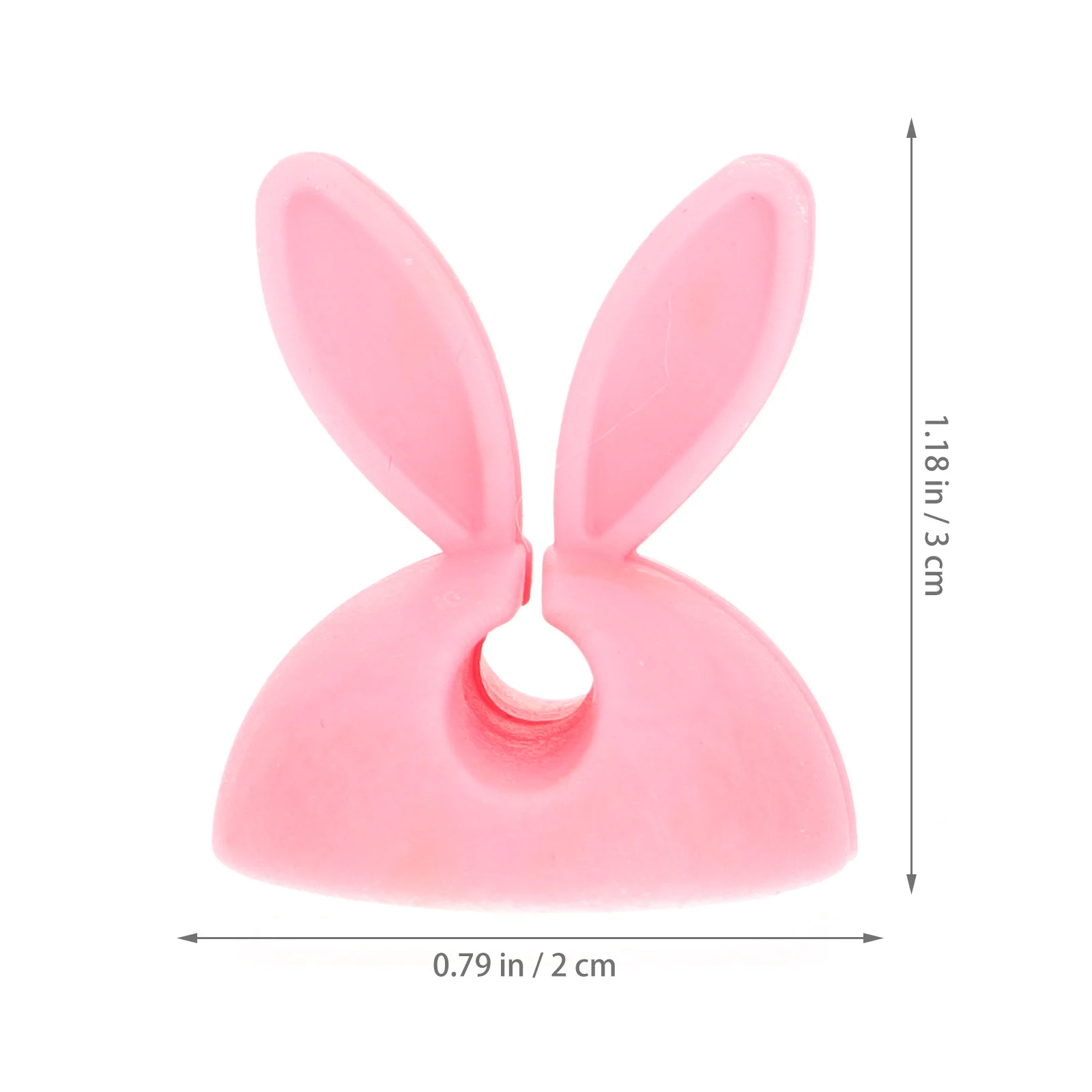

32Pcs Pink Bunny Cable Clips Self-Adhesive Cord Organizer Desktop Wire Holder Mini Cable Clips for Headphone Computer