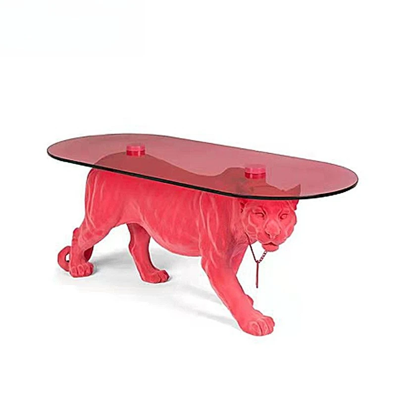 

Italian light luxury high-end Internet celebrity tea table personalized creative animal shape coffee table