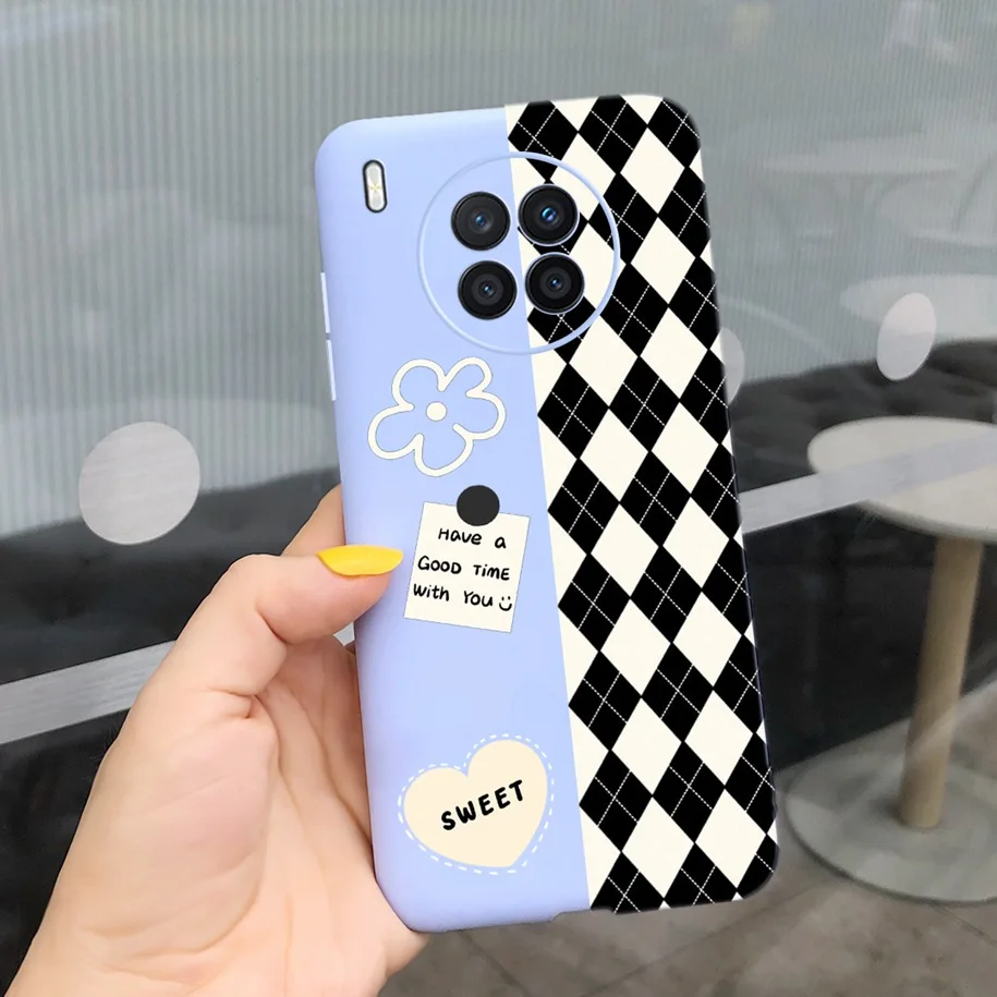 For Cover Honor 50 Lite Phone Case NTN-L22 NTN-LX1 NTN-LX3 Shockproof Bumper For Huawei Nova 8i Funda Honor50 Lite Soft Tpu Capa