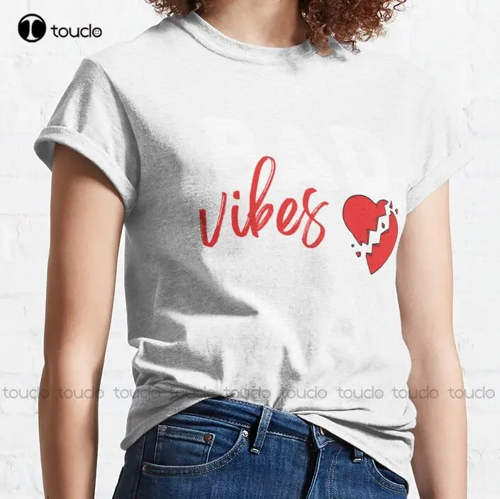 Slechte Vibes Niet Gaan Met Mijn Outfit Klassieke T-shirt Kawaii Shirt Mode Creatieve Vrijetijdsbesteding Grappige T-shirts Fashion T-shirt Zomer nieuwe