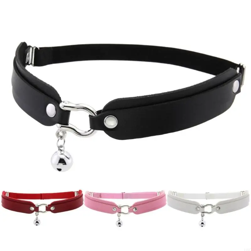 

2025 New 1Pair Adjustable Thigh Garter Belt for Thigh High Socks Punk Gothic Thigh Rings