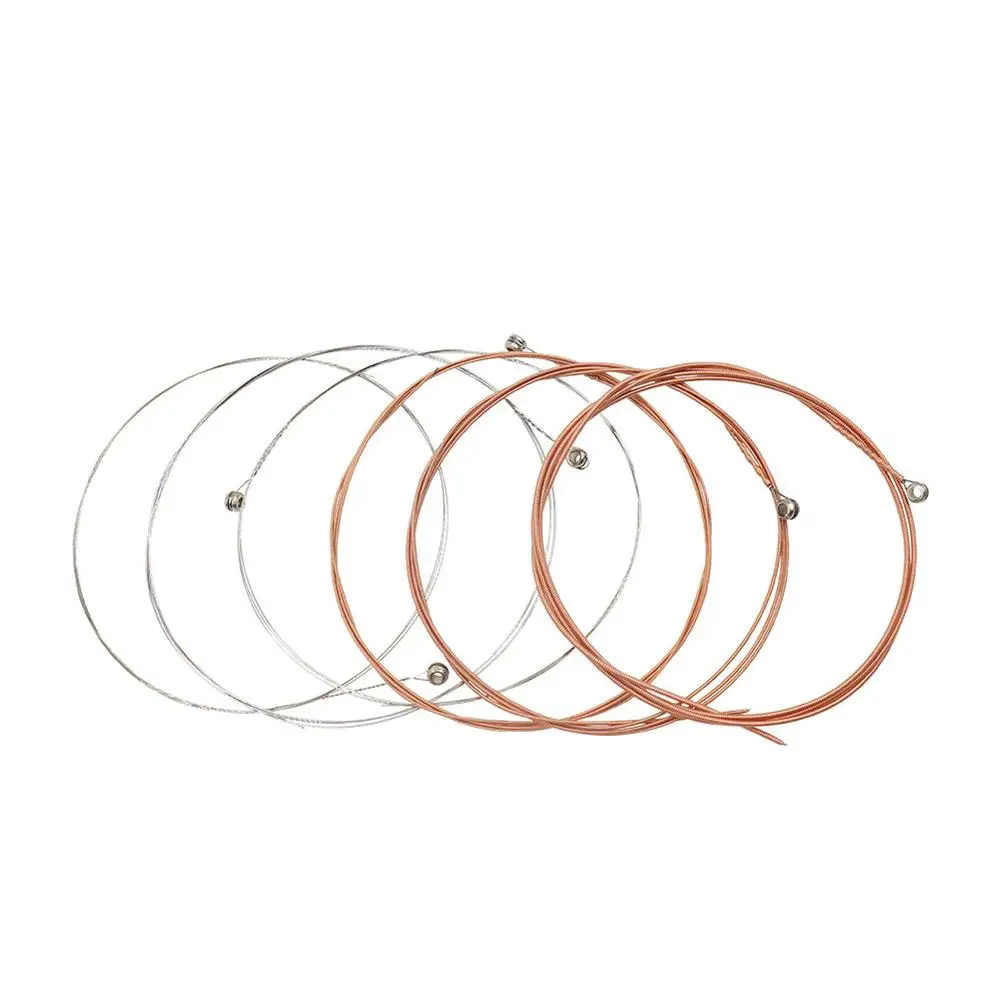 

6Pcs Folk Guitar Strings 0.22mm 0.29mm 0.36mm 0.61mm 0.85mm 1.10mm Acoustic Guitar Musical Instrument Accessories