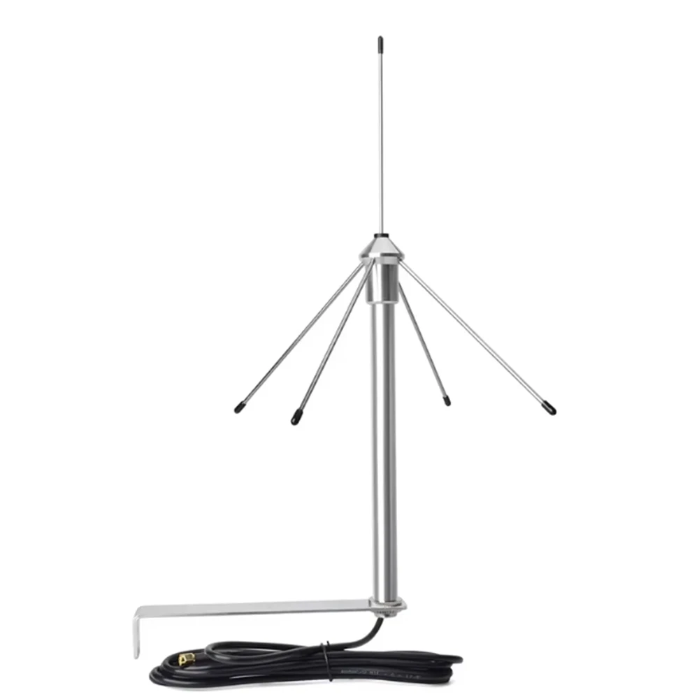 Omnidirectional GSM Antenna with Mounting Bracket&SMA Male Connector,433MHz,50 Ohms,10m RG58 Cable for Enhanced Connectivity!