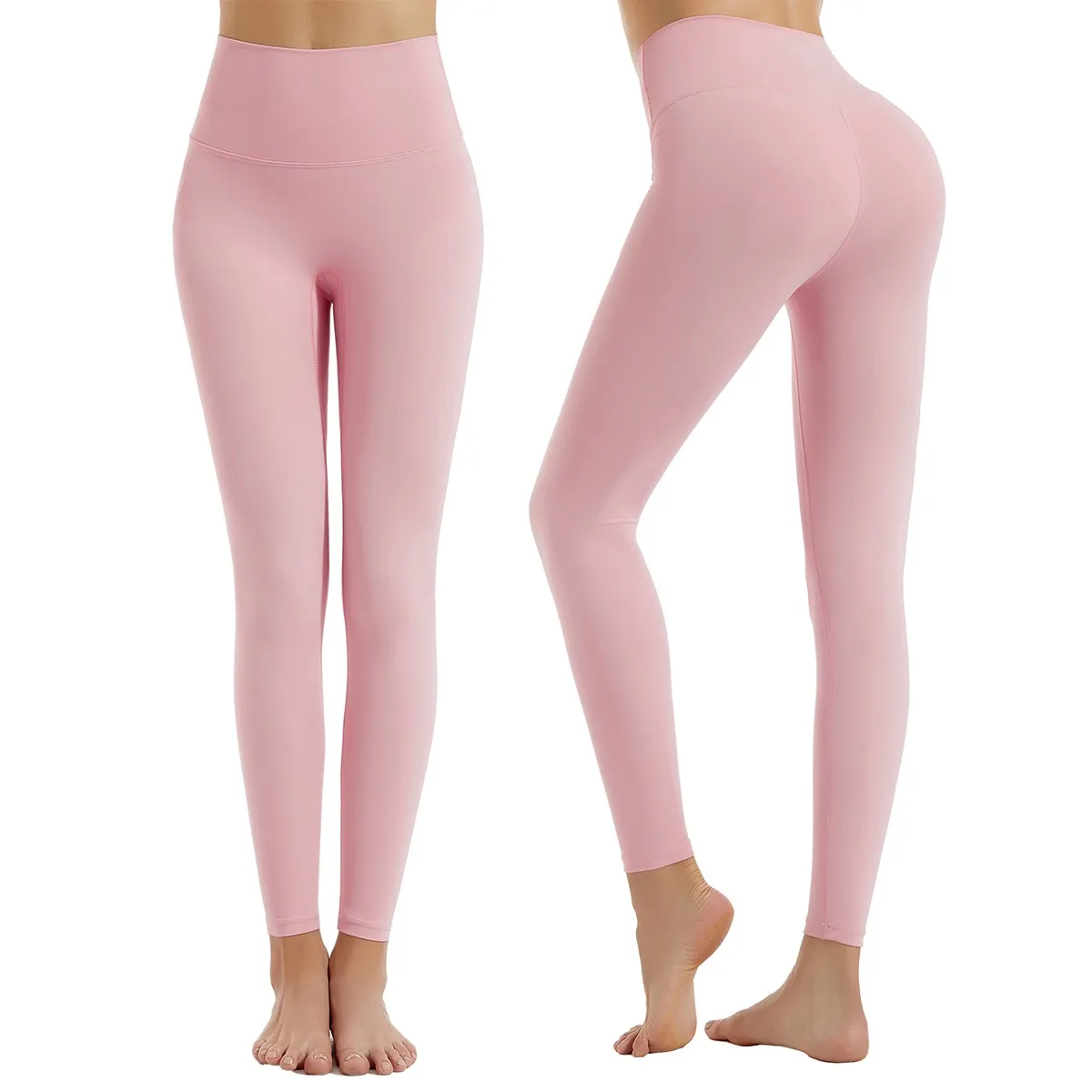 Mallas sin costuras para mujer, Leggings de cintura alta para entrenamiento, gimnasio, Fitness, Yoga, trasero, medias deportivas