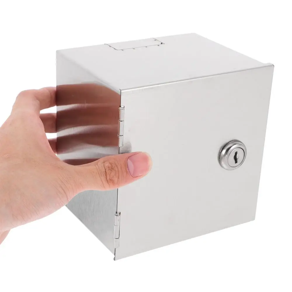 

Stainless Steel Anti-Theft Socket Protection Box Waterproof Heavy-Duty Heavy-Duty Security Box Lockable Weatherproof