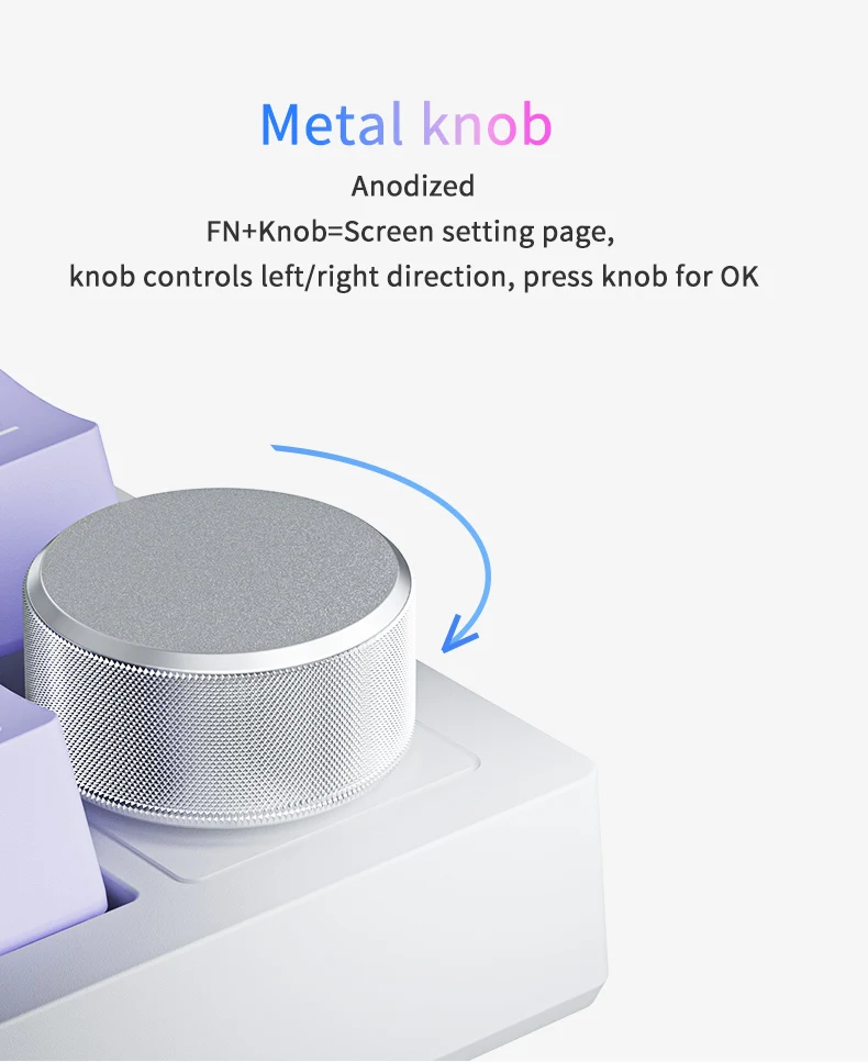 لوحة مفاتيح ميكانيكية للألعاب اللاسلكية AJAZZ AK820 قابلة للتبديل السريع، تخطيط 75%، مفتاح قابل للتبديل، اتصال ثلاثي الأوضاع