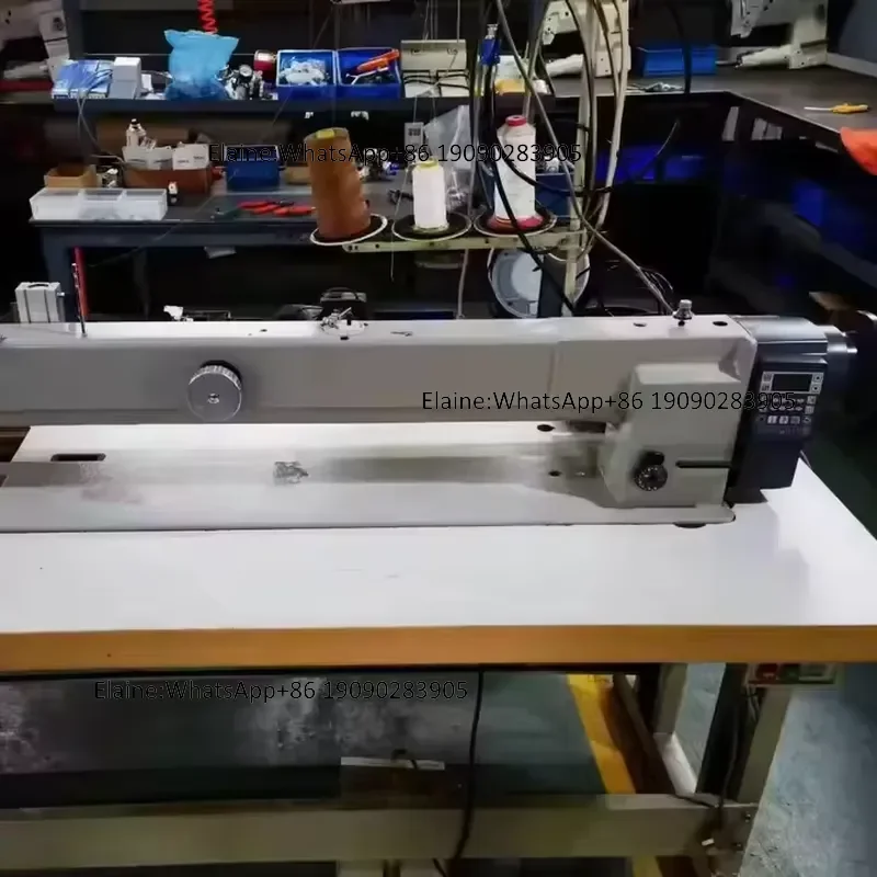 CP-4420L-56/85 Automatic Double Needles Long Arm Leather Sofa Flatbed Lockstitch Industrial Sewing Machine