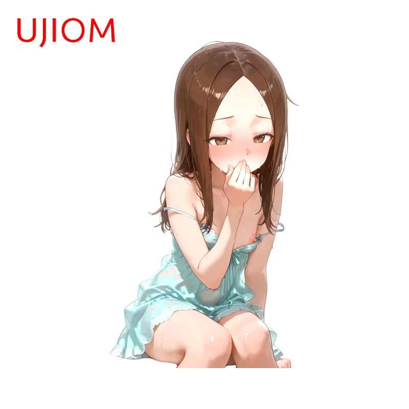 UJIOM seductor Takagi San pegatinas de pared interesante refrigerador Aquaflask dormitorio chapa calcomanía impermeable vinilo decoración del hogar