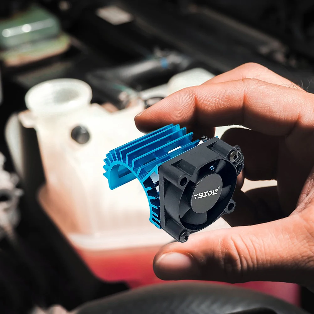 RC Car 380 390 2838 2845 2847 Motor sin escobillas RC ventilador de refrigeración disipador de calor para Wltoys 124017 124016 144010 piezas de coches modelo