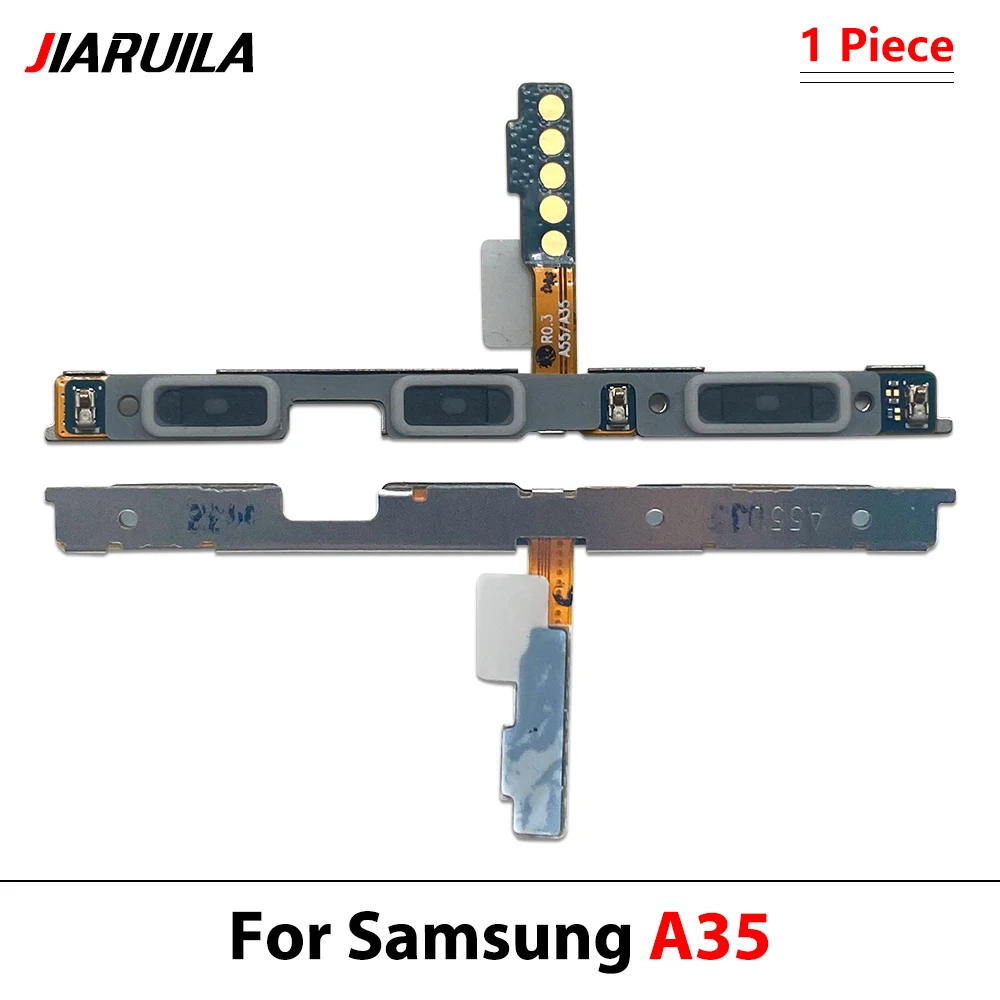 10Pcs Power On / Off Switch Button Volume Key Button Flex For Samsung A06 5G A13 5G A17 4G A175F A35 A17 5G A176B A53 5G A56 A36