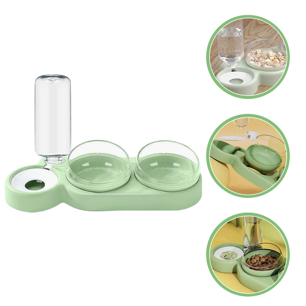 

1 set 1 Set Cat Food Bowl Elevated Washable Water-Resistant Tilted Mouth Pet Feeding Bowl For Cats Small Medium Dogs Rustproof