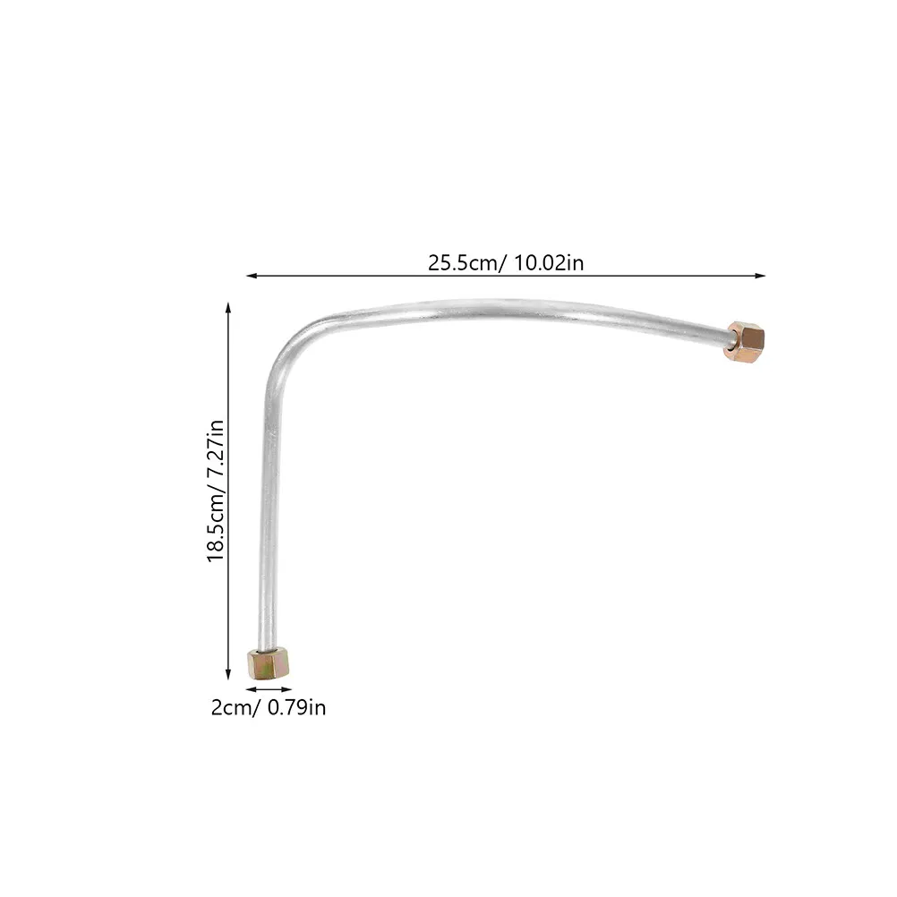 2Pcs Aluminum Air Compressor Exhaust Pipe Replacement Easy Install Secure Connection Versatile Fit for All Major Compressor