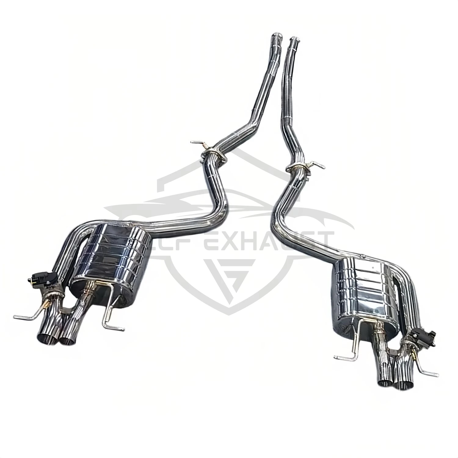 

Valvetronic Exhaust Stainless Steel Catback Exhaust for Mercedes AMG S63 S63L S600 W222 5.5T Freely Adjustable Sound Control