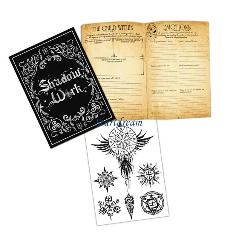 Gothic Notebook With 42 Sheet Occult Journal 125x175mm K92C