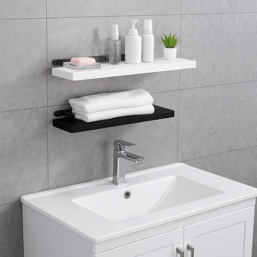 

Плавающие полки из цельного дерева, плавающая конструкция, настенная настенная книжная полка, стеллаж для хранения, книжная полка