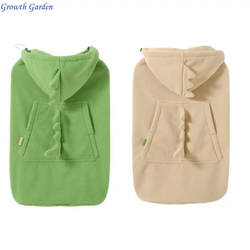

Warm Infant Hooded Blanket Hooded Cloak for Children Fall Winter Windproof Cape E65D