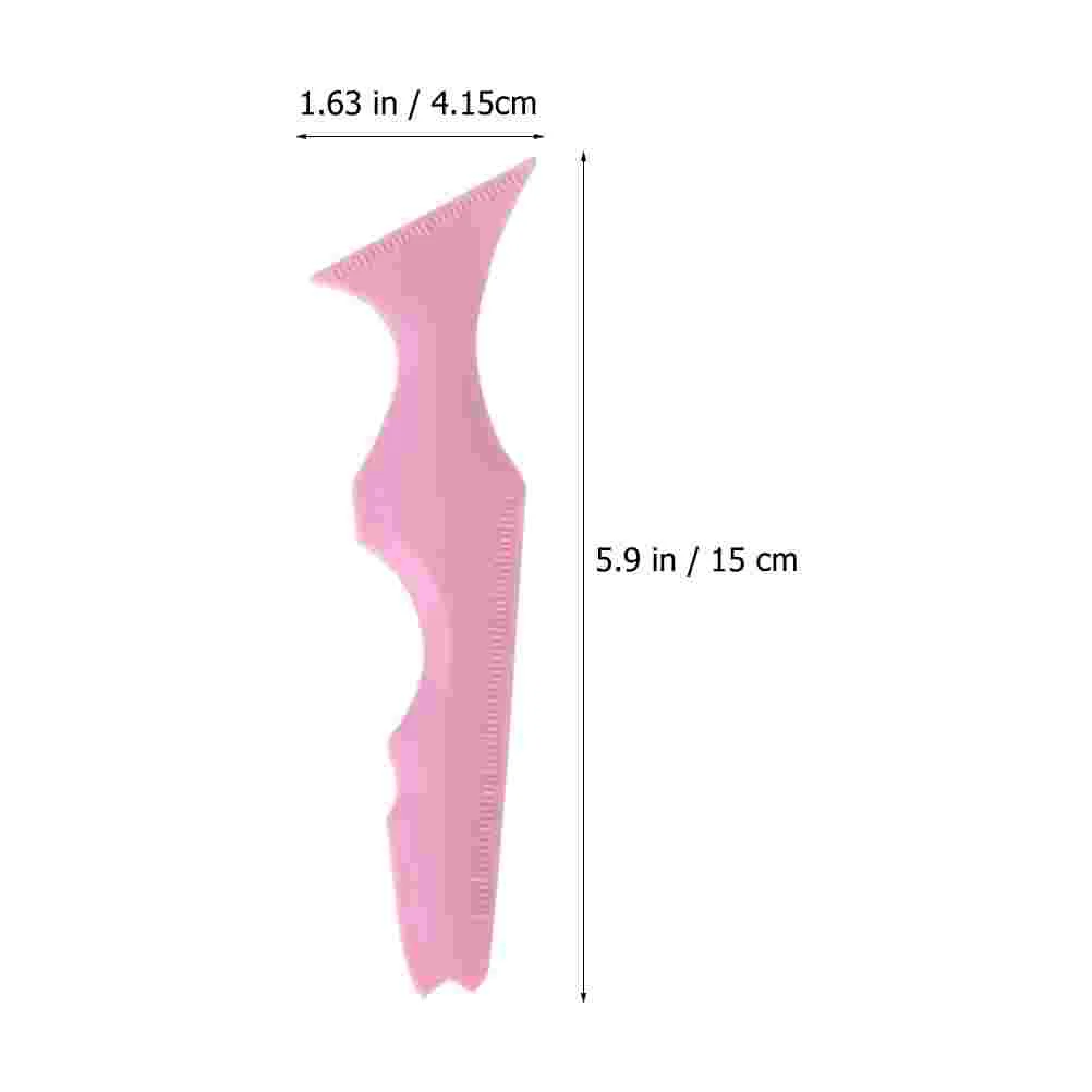 Silicone Beauty Ruler In Reusable Eyeliner Stencils Winged Tip Eyeliner Aid Eyebrow Stencil Multi-Purpose Makeup Tool