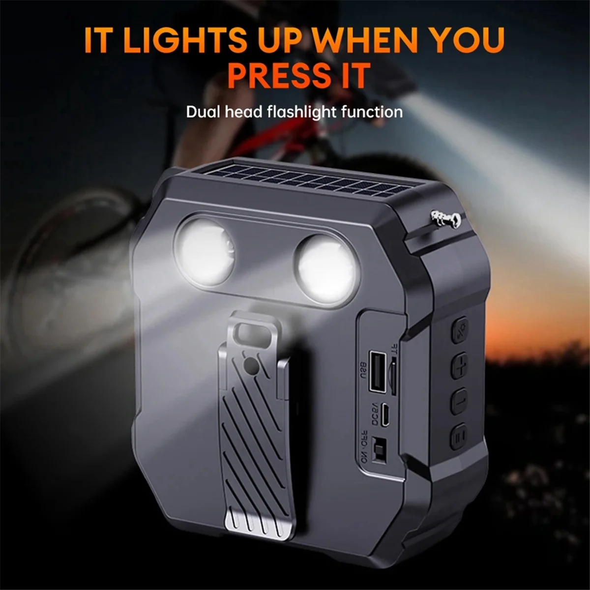 N09R Portable Outdoor Bicycle Bluetooth Speaker Wireless Sound Box Hands Free Call Cycling Subwoofer