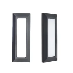 Ultrathin 6W Surface Mount LED Stair Step Light Wall Corner Footlight IP65 Porch Stairway Aisle Balcony Courtyard Garden Lamp
