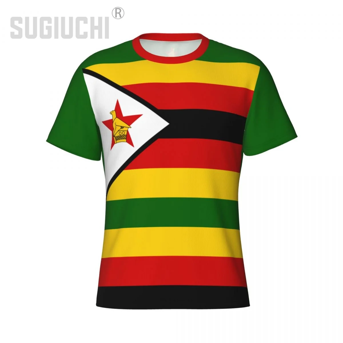 Tight Sports T-shirt Zimbabwe Flag 3D For Men Women Tees jersey Clothes Soccer Football Fans Gift Patriotic T shirt